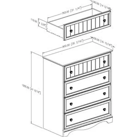 4-Drawer Chest